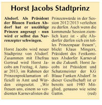 Horst Jacobs Stadtprinz