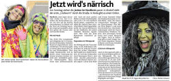 Jetzt wird's närrisch
