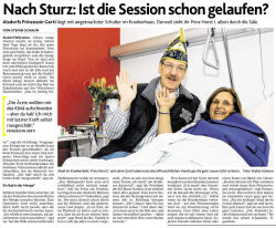 Nach Sturz: Ist die Session schon gelaufen?